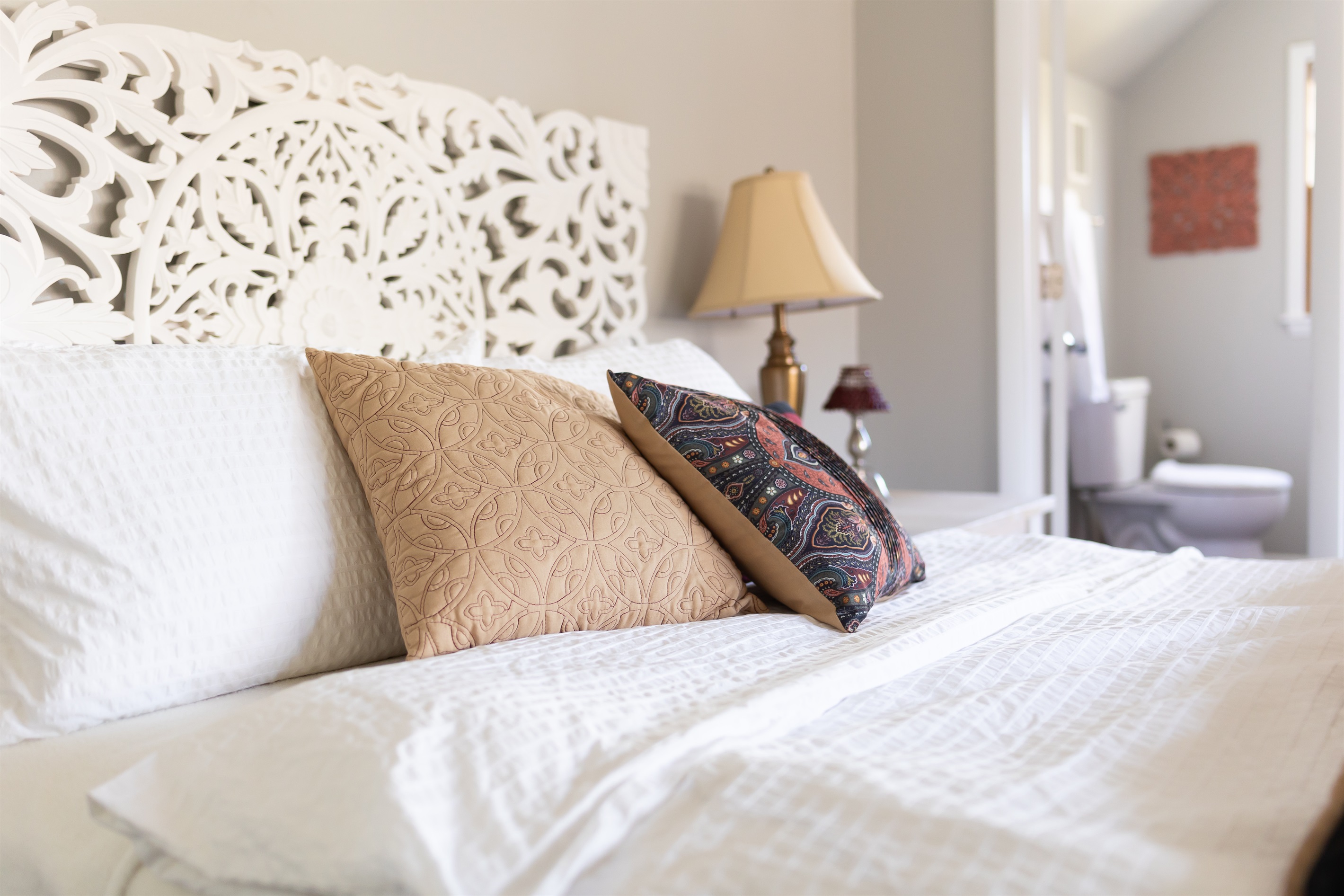 Beautiful bedding to make you feel snug and warm