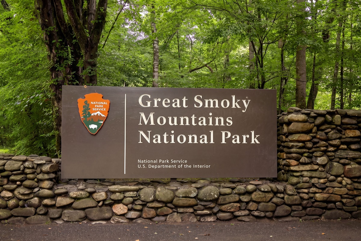 Our cabin is located in the Great Smoky Mountains National Park