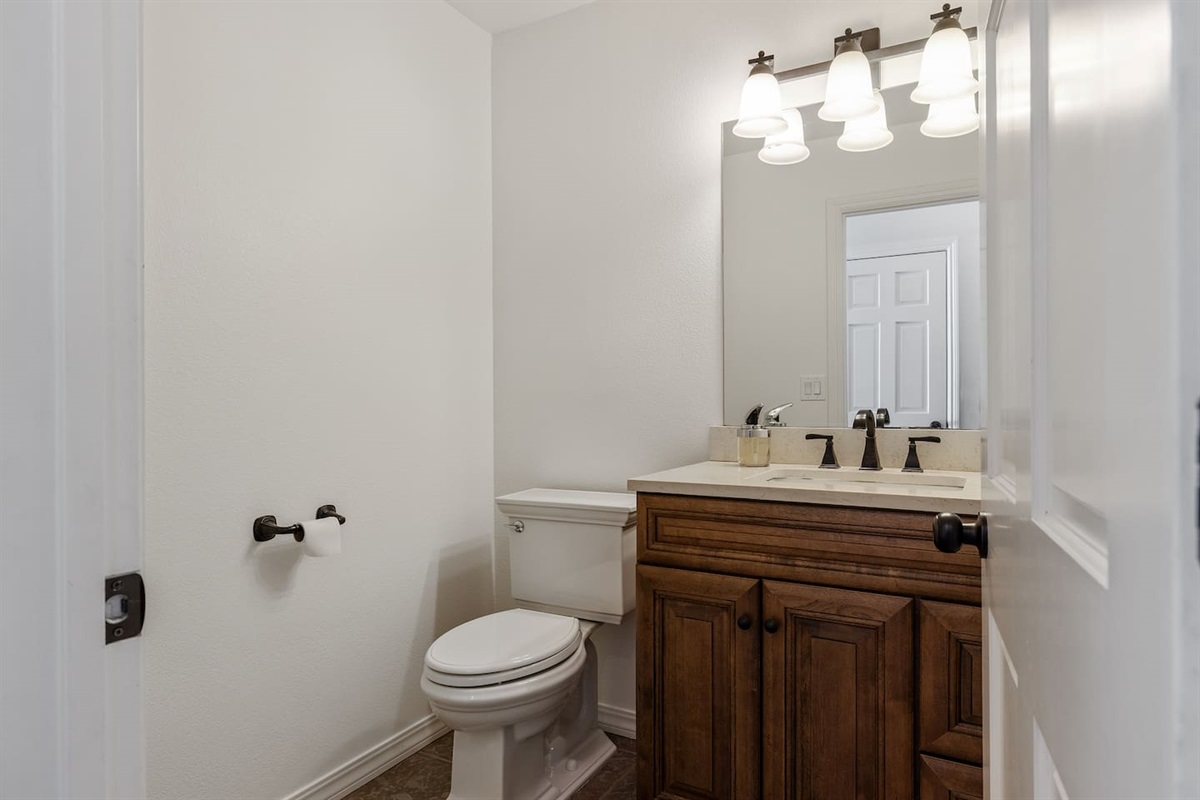 Half bathroom.