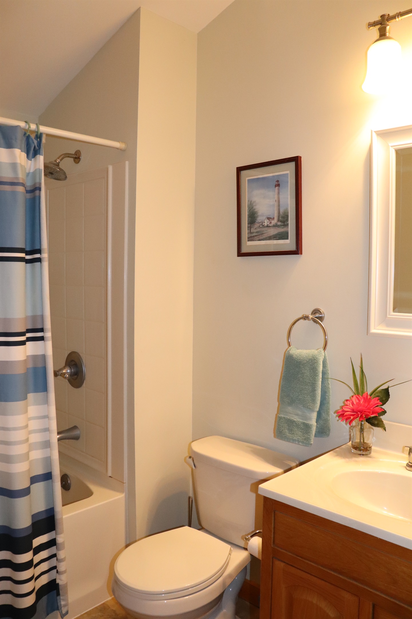Full Bathroom with tub shower