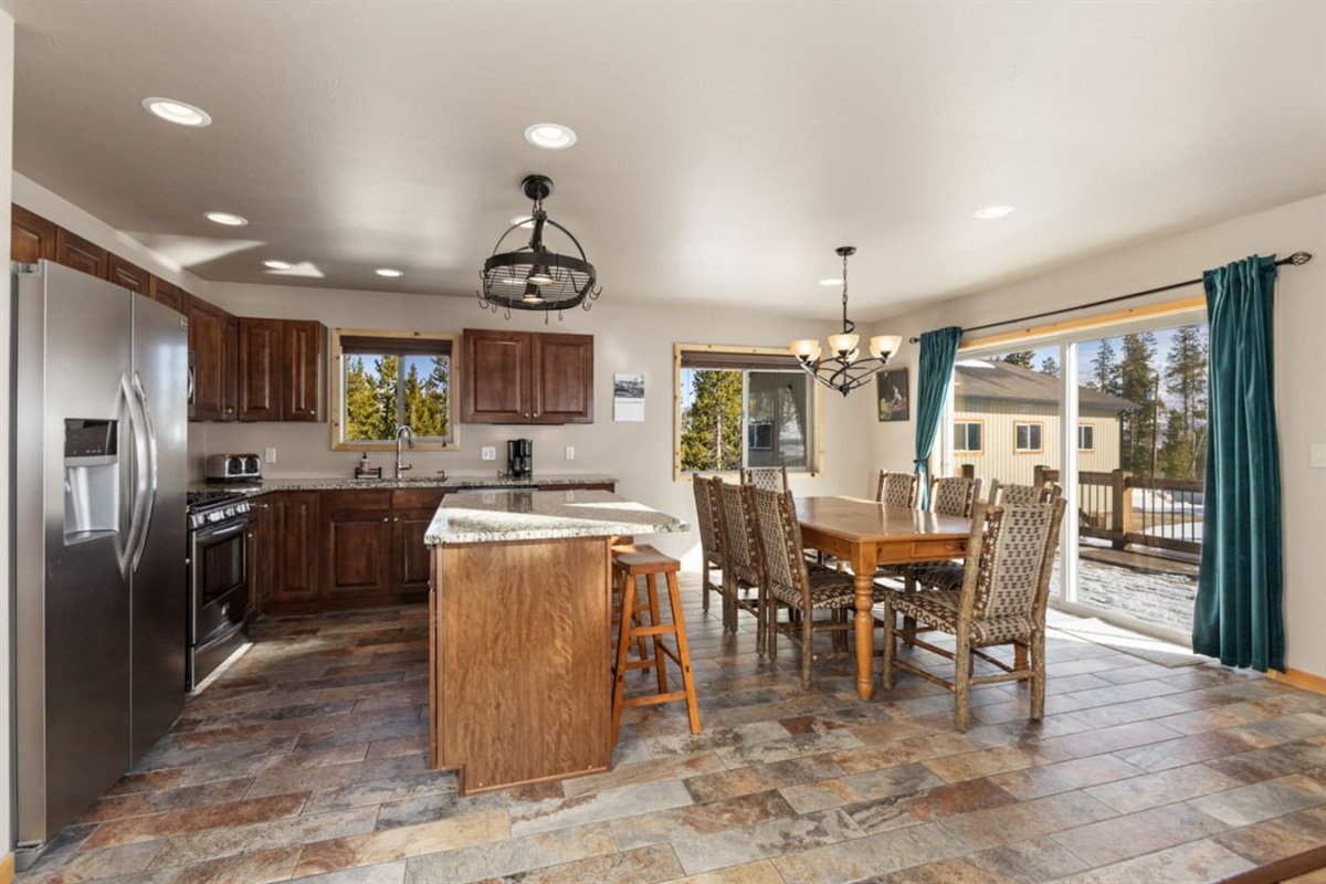 Kitchen Area|Dining Area – Table for 8