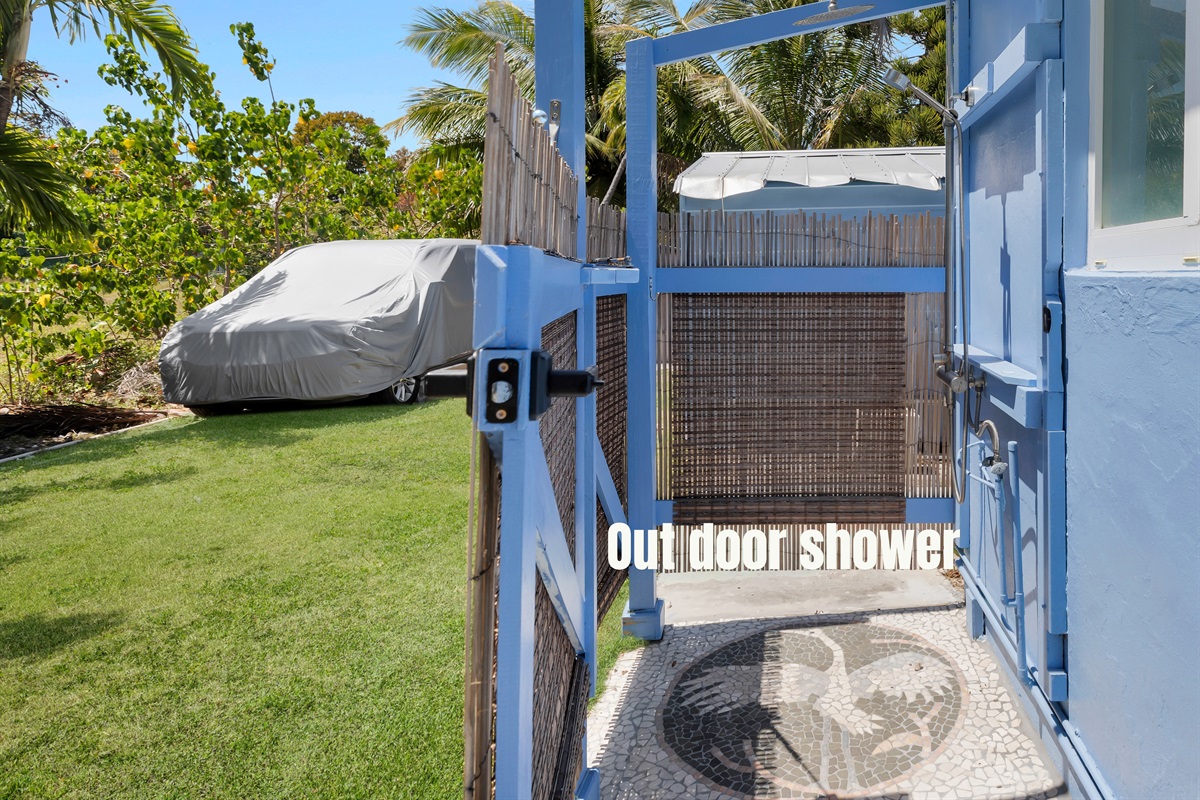 Outdoor shower