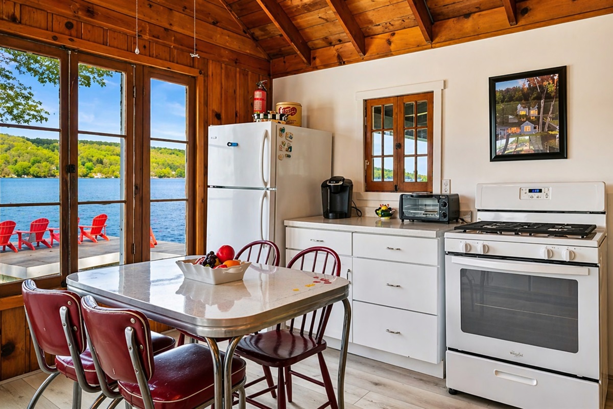 Seasonal Bunk House kitchen