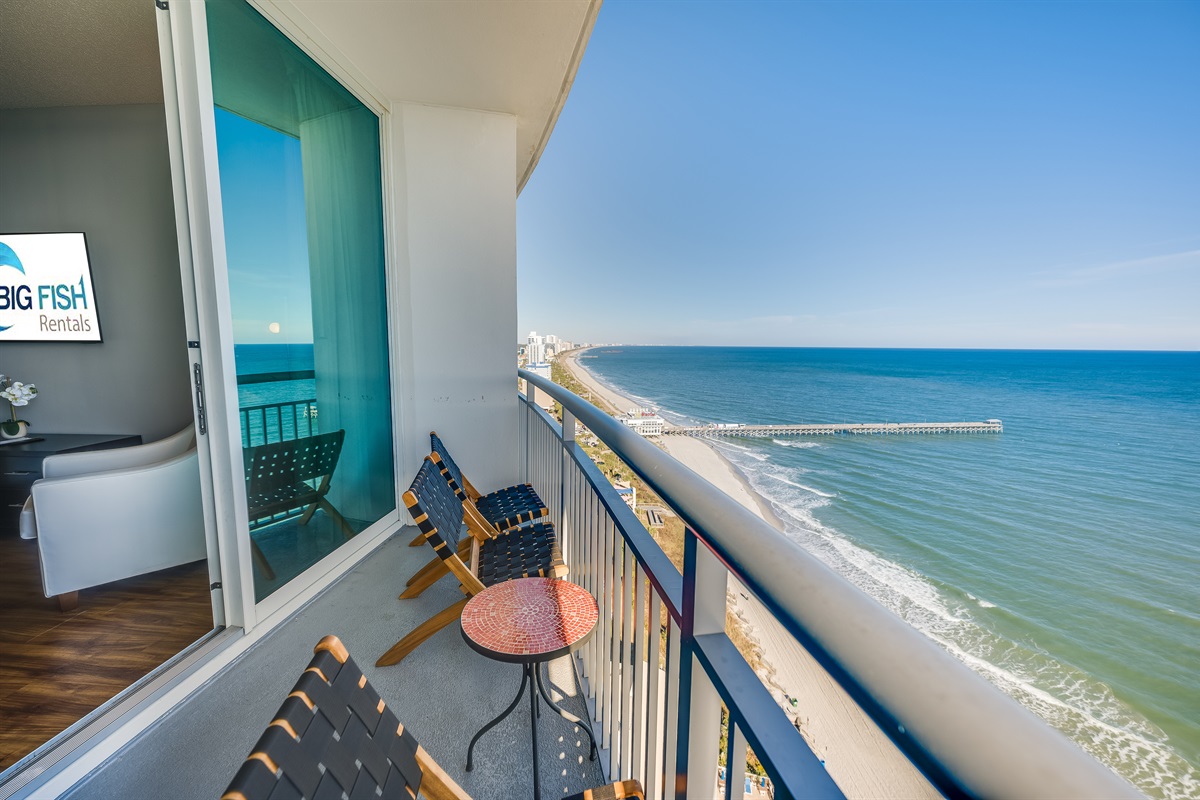 Breathtaking Views from Balcony!