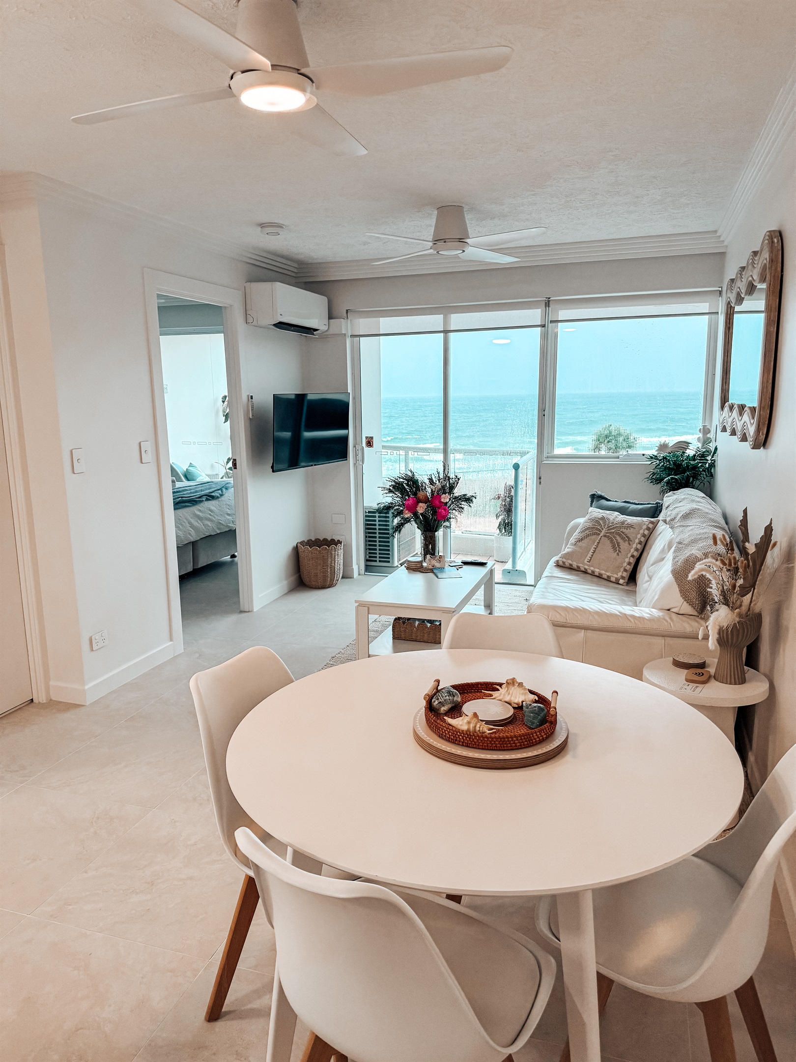 Spacious living with Stunning Beach Views