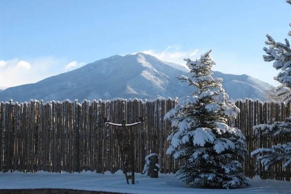 snowcapped mountains