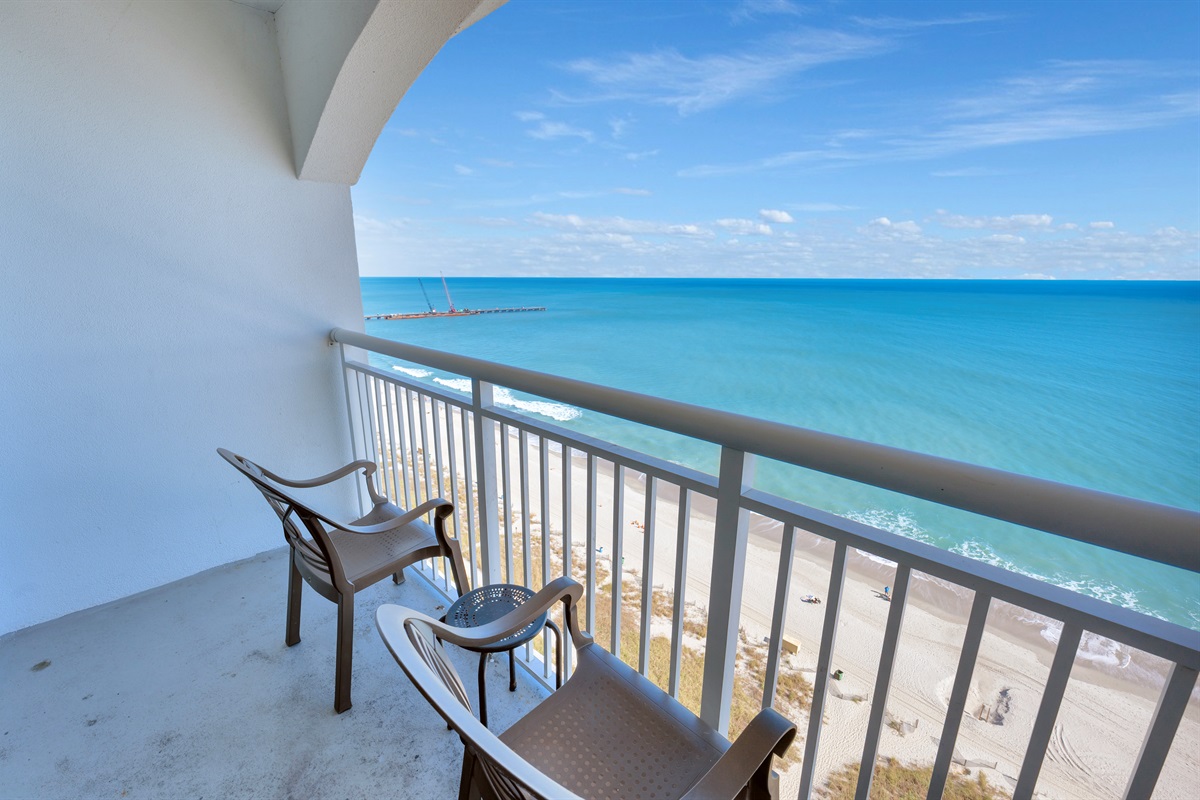 Breathtaking Views from Balcony!