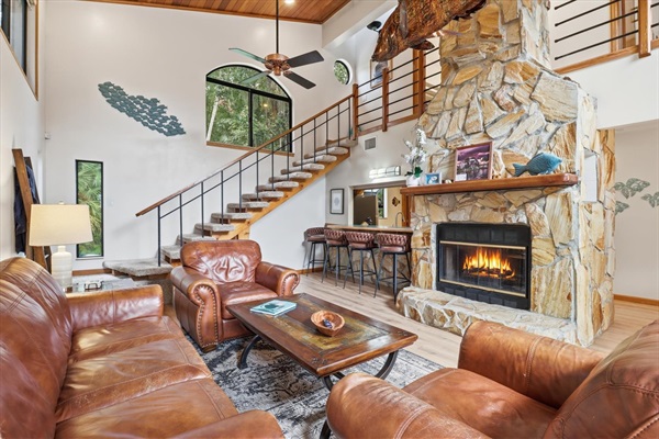 View as you walk in the front door