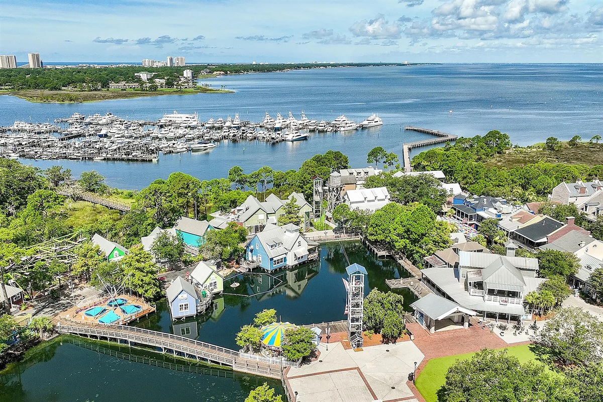 Marina docks at Sandestin