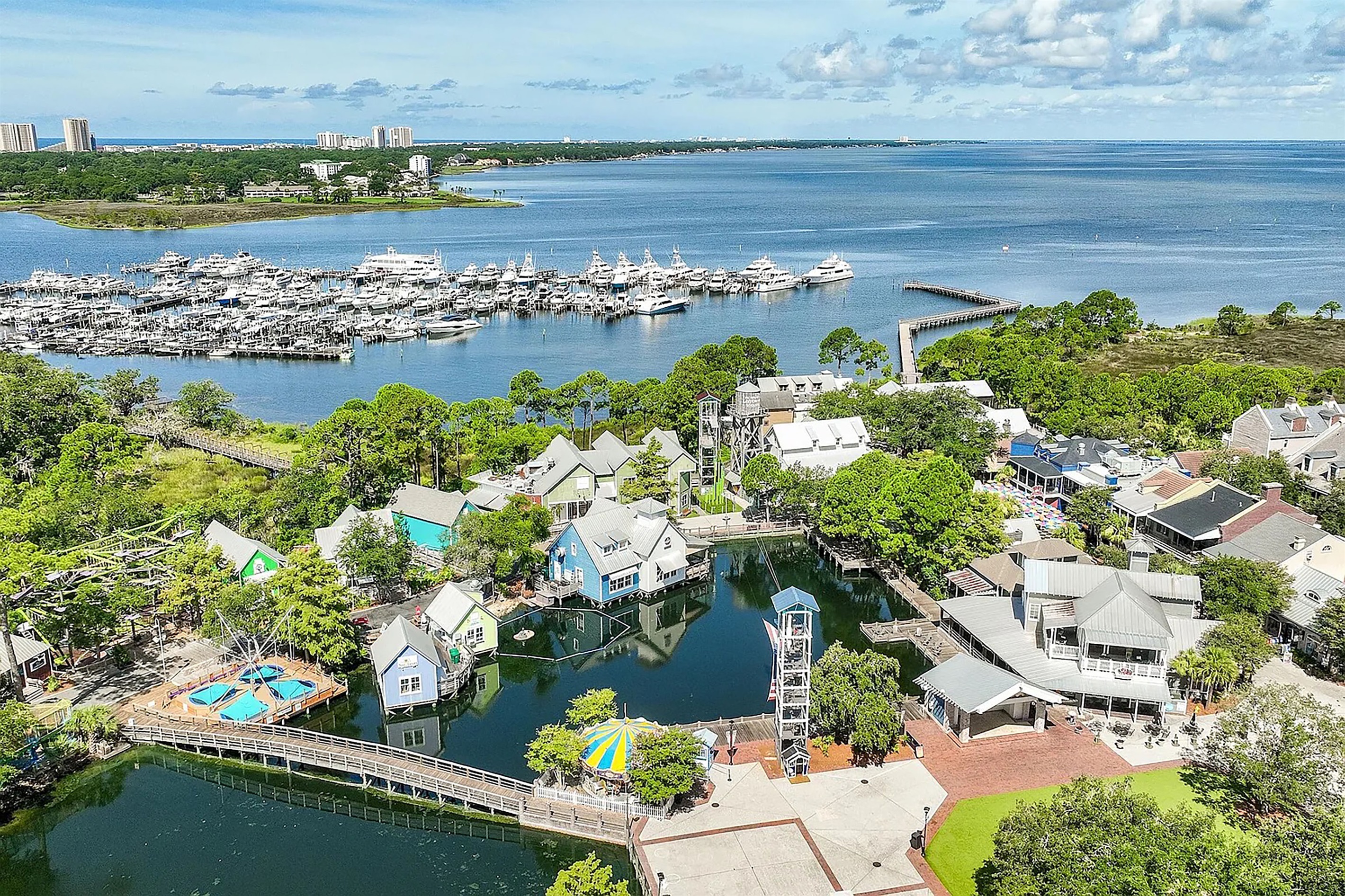 Marina docks at Sandestin