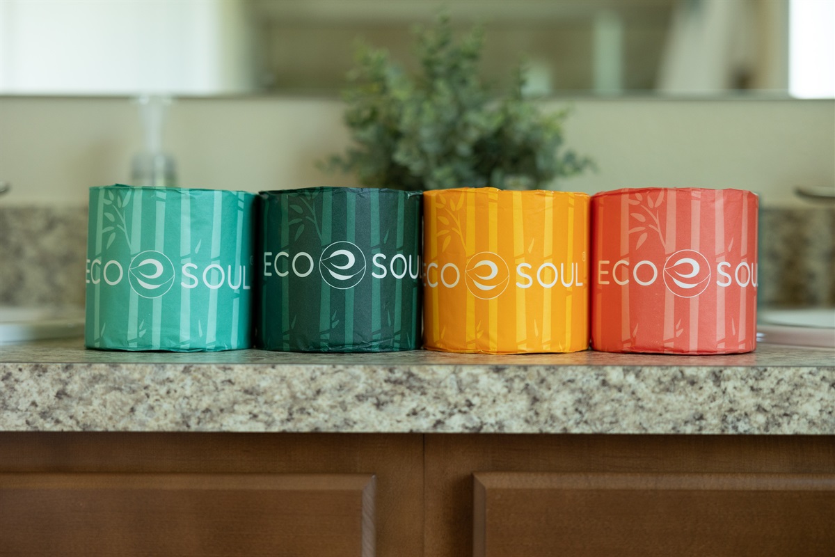 Eco bamboo TP individually wrapped