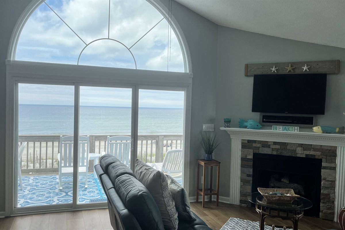 Top Floor Living Room-Reverse floor plan  LVP flooring 