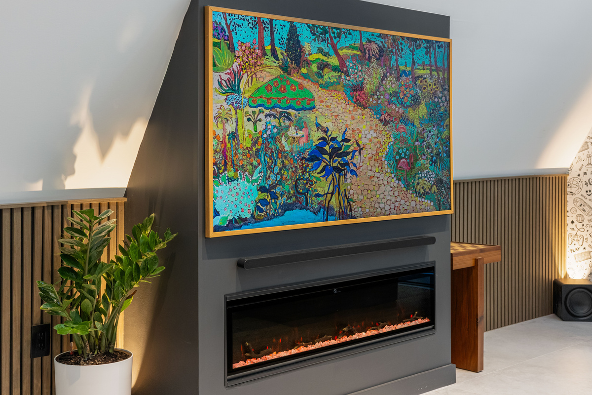 The Frame TV, when it's being a painting