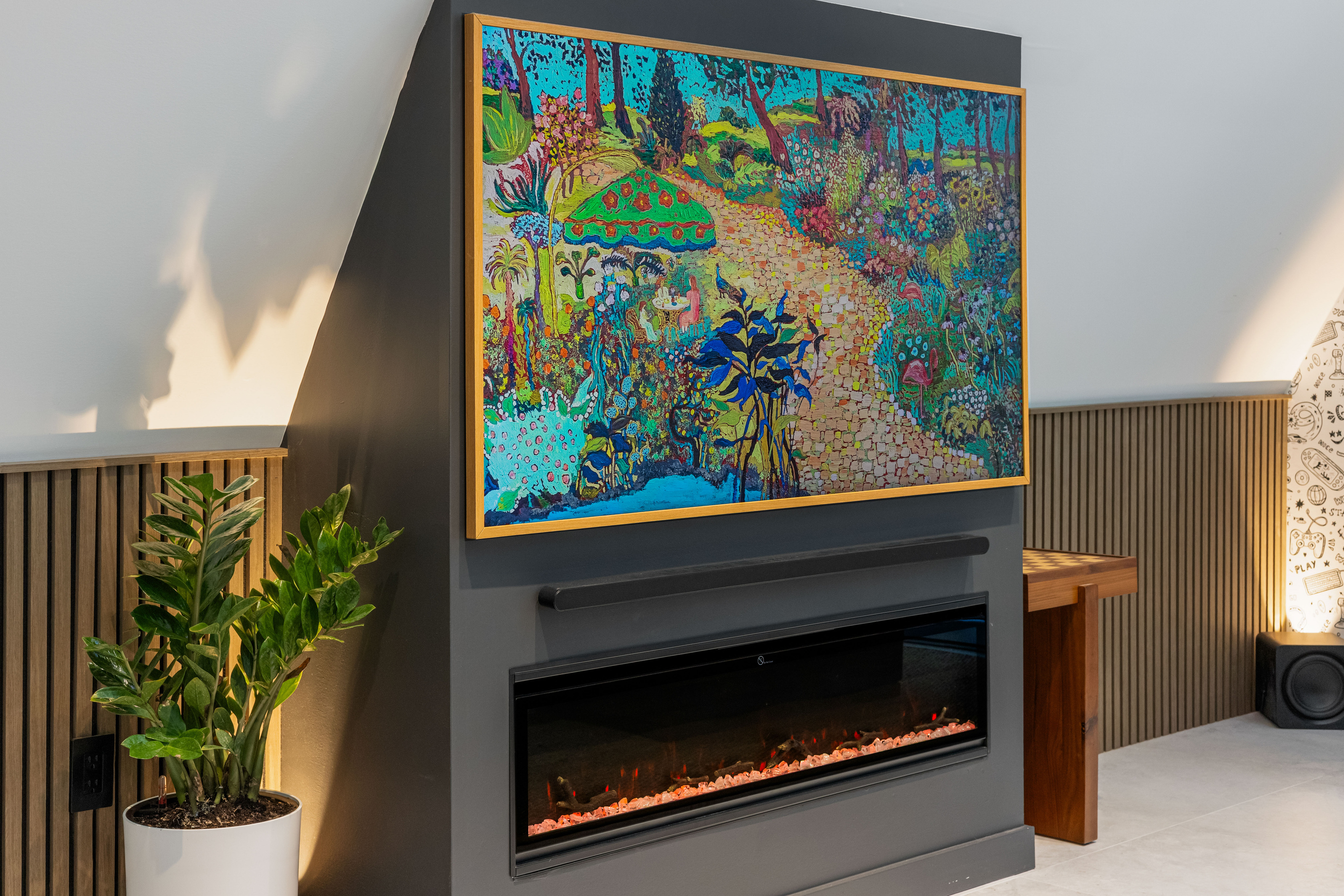 The Frame TV, when it's being a painting