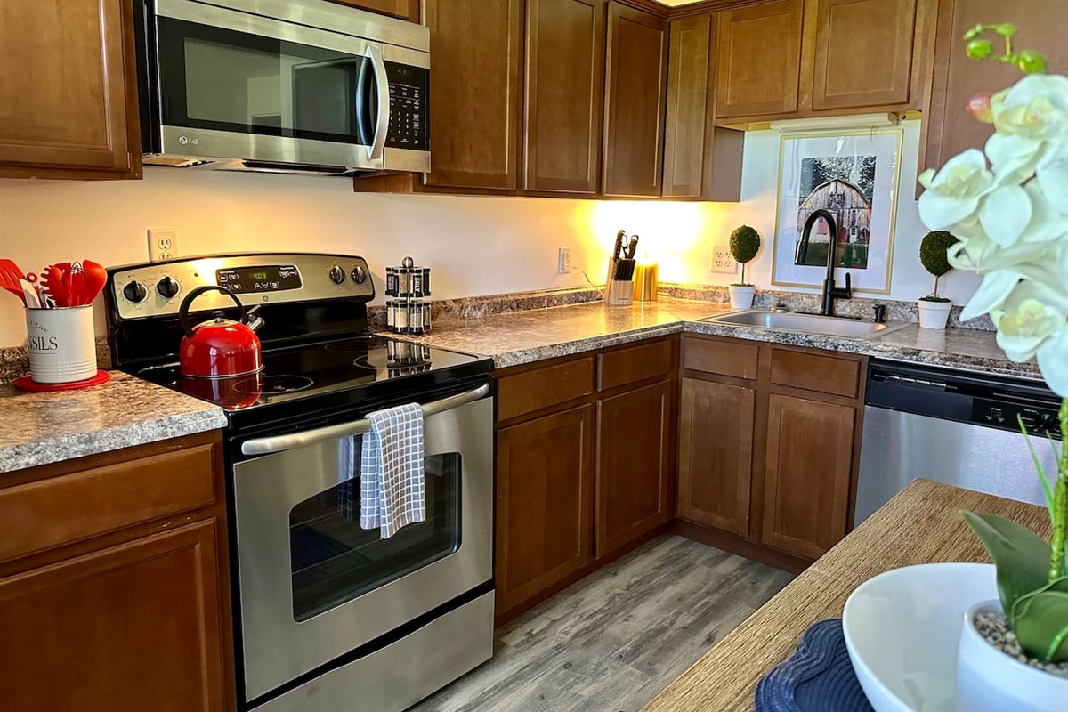 Fully equipped kitchen!