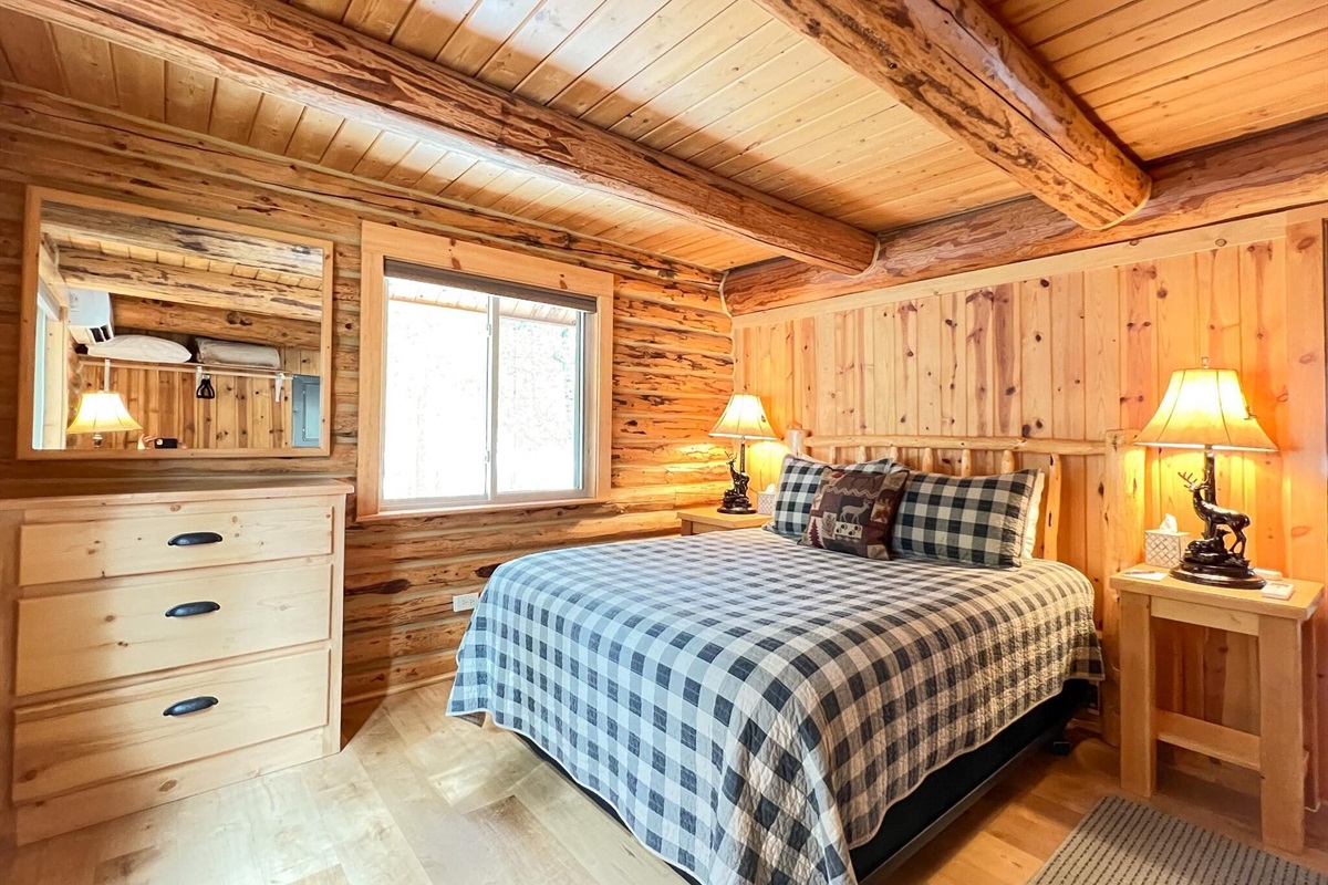 Main Level Bedroom with Queen Bed