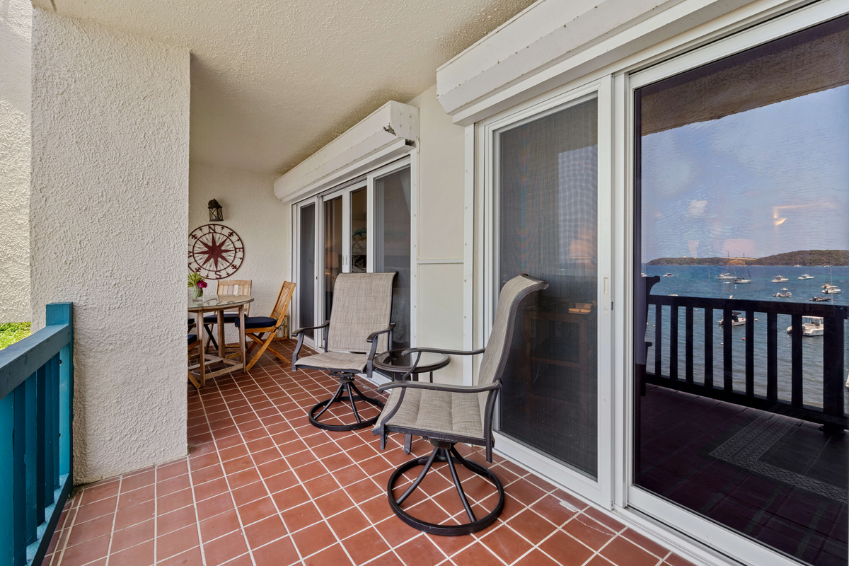 A spacious balcony made for unforgettable meals and endless ocean views.