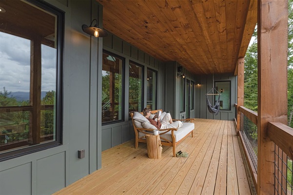 Speaker is on the porch as well!