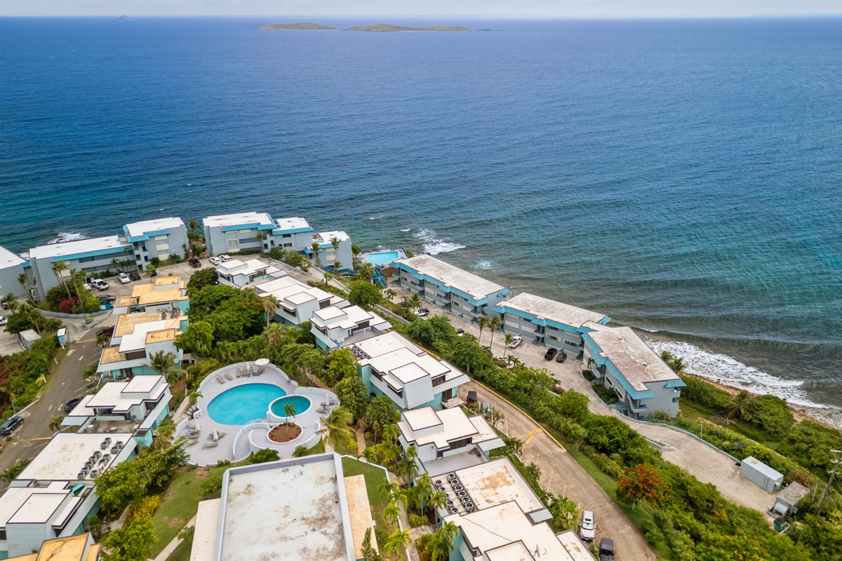 Sea Cliff Villas - pool number 2 is located in the middle of the communities