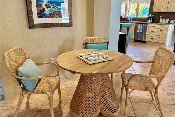 Family Game table or seating area.