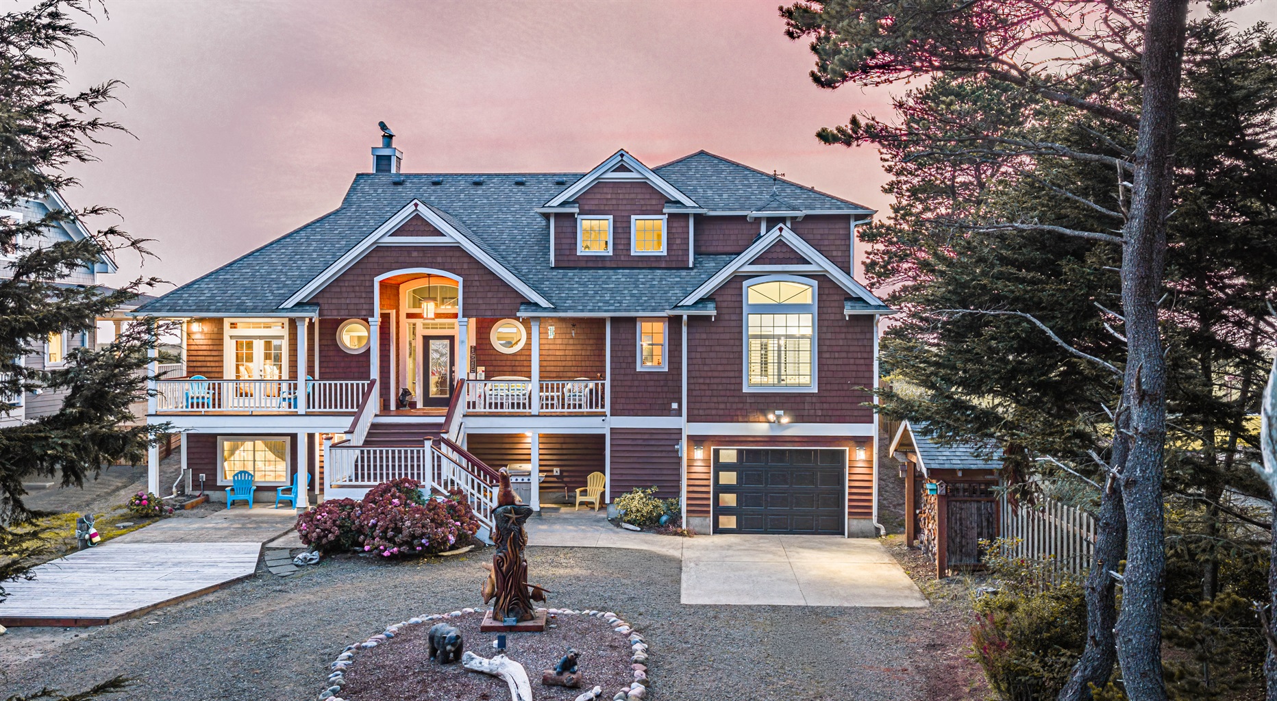 Beautiful Nantucket style architecture makes Blue Skye's a one of a kind place!