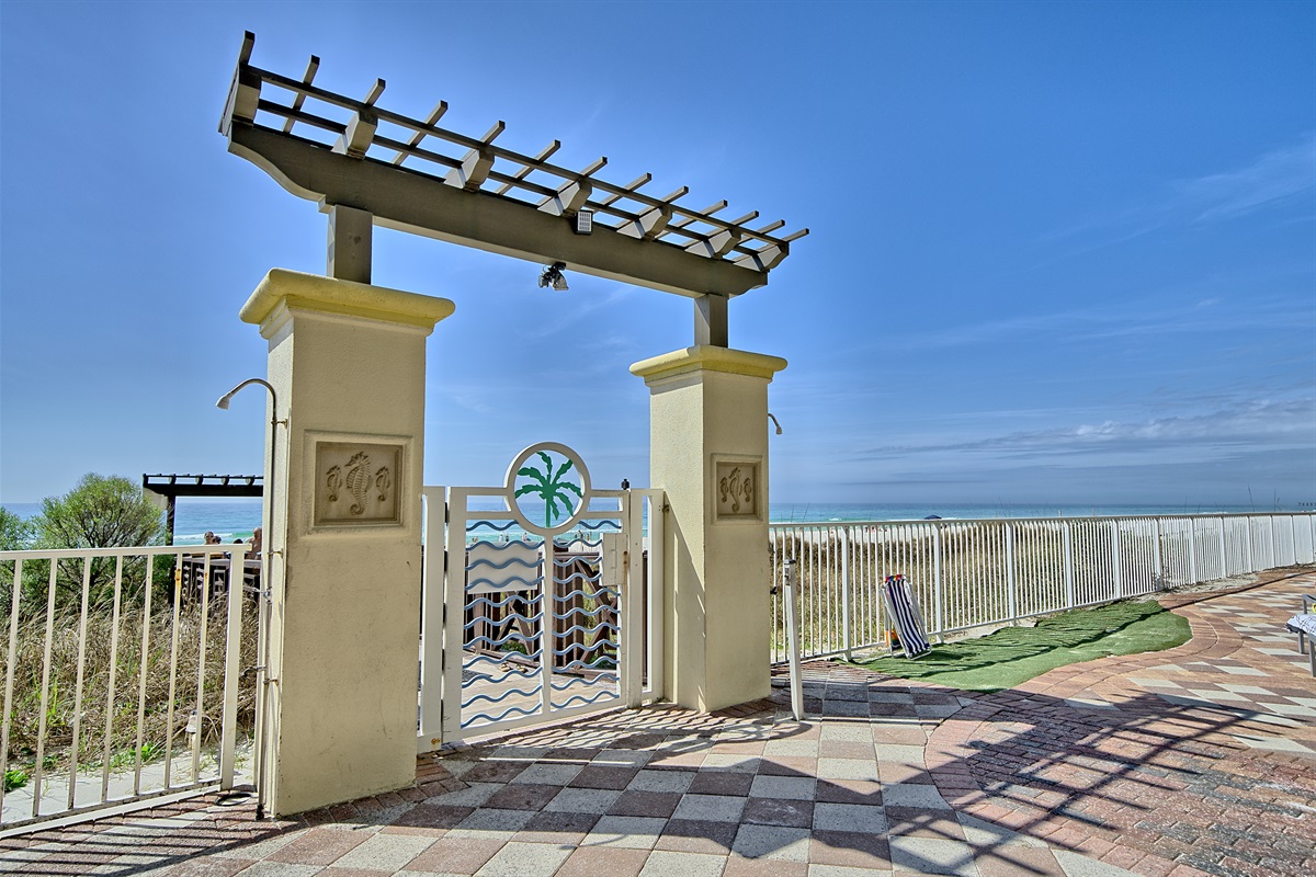 Beach Access Gate