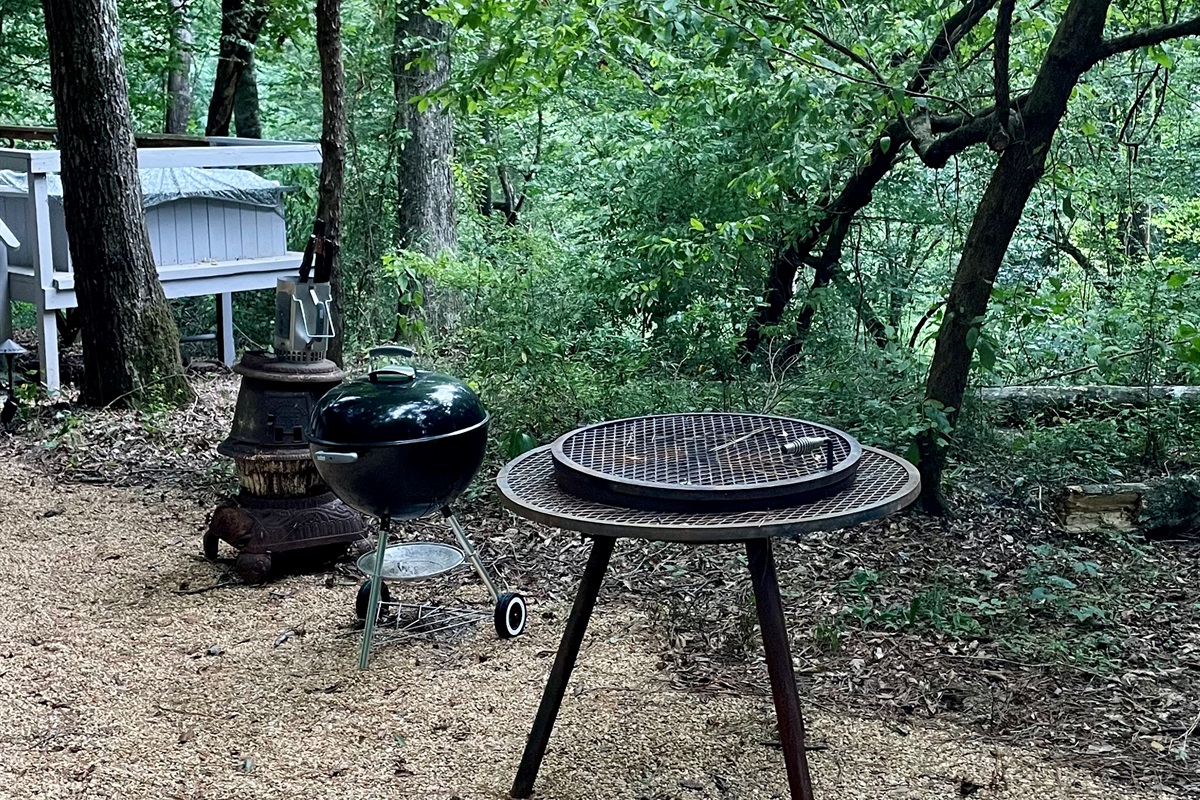 Fire up the grill for easy outdoor cooking - don't forget your charcoal!