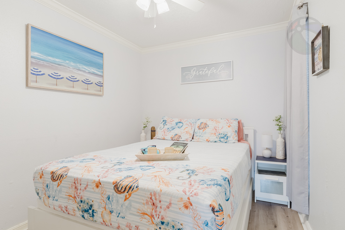 Step inside to find your peaceful private bedroom