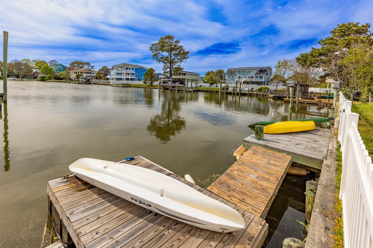 Take the kayaks out into the Back Bay to experience the full beauty of Sandbridge 