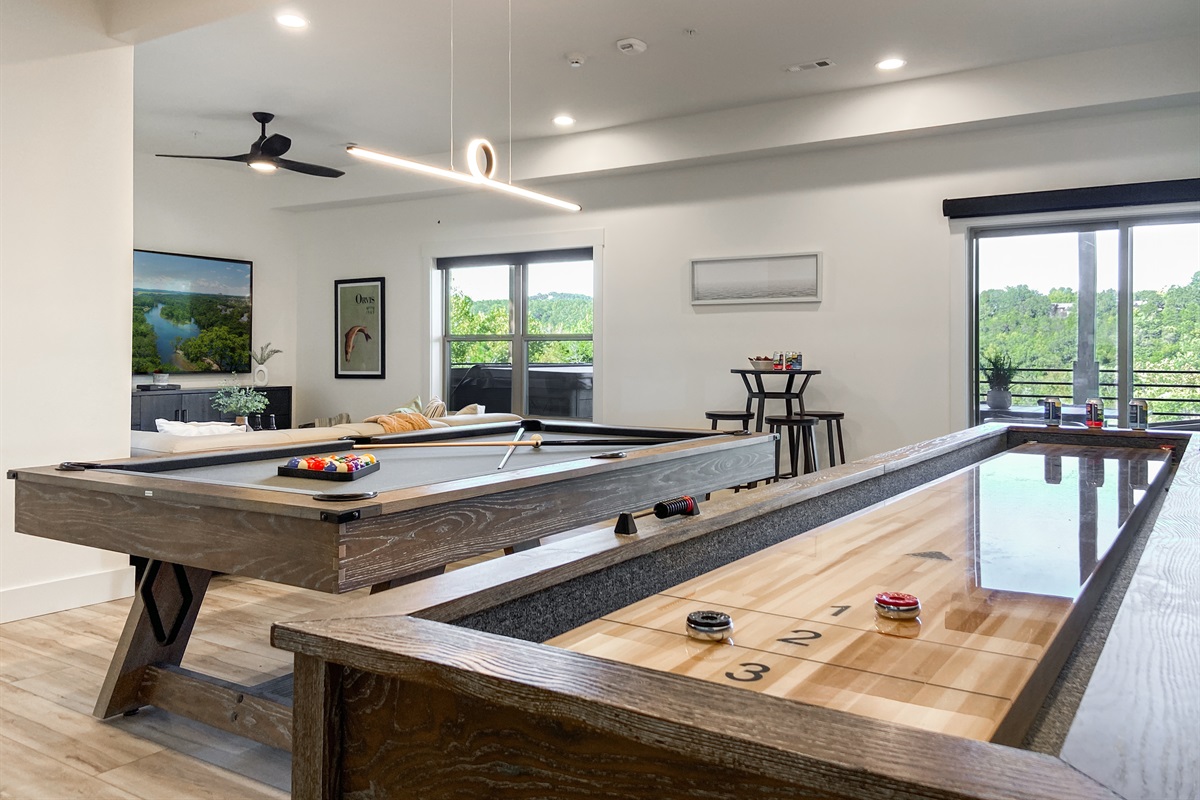 Lower level game room