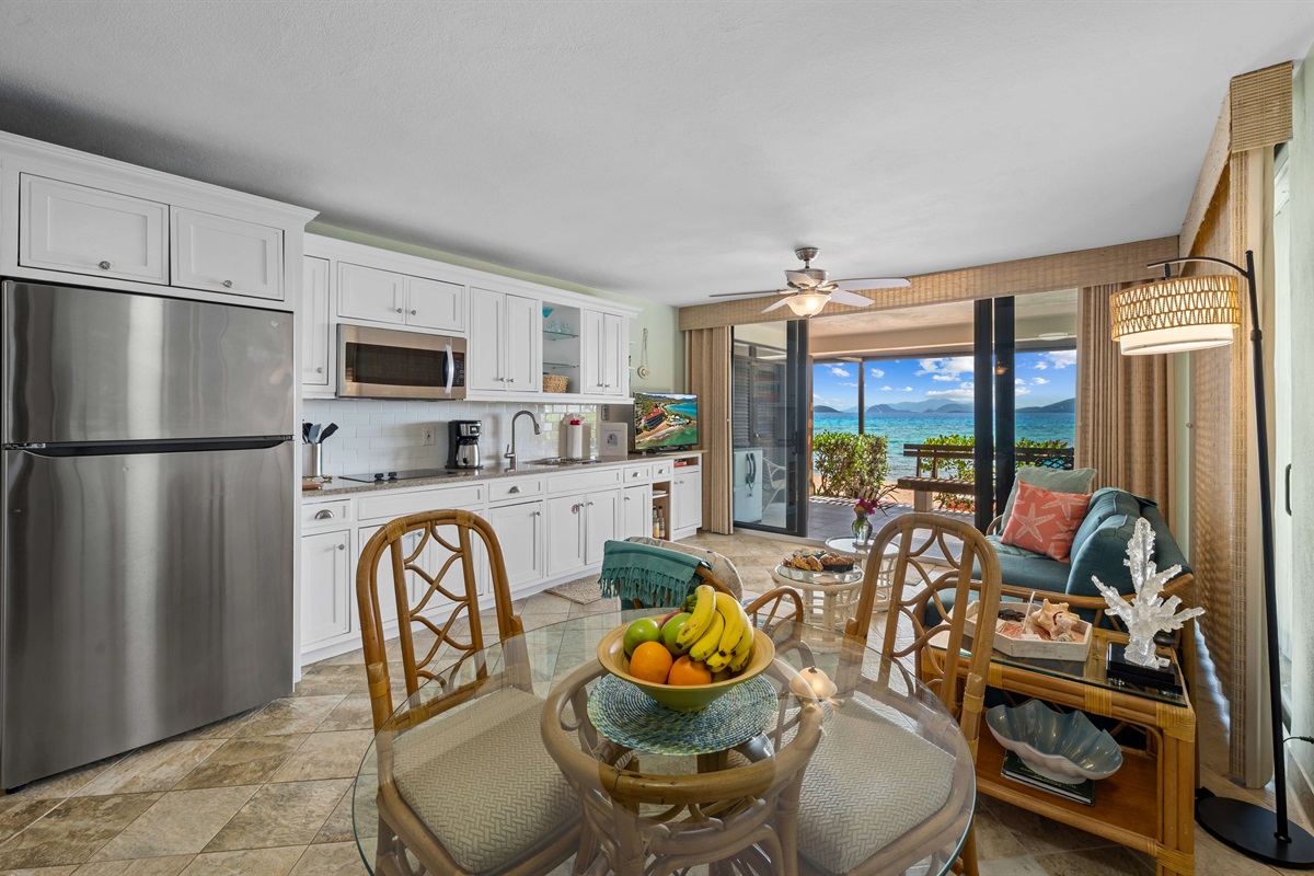 Fully equipped kitchen and dining space for easy, relaxed meals
