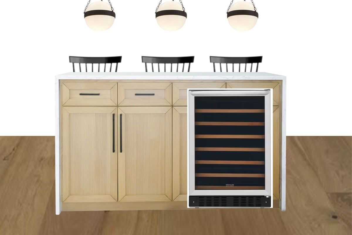 Home under renovations. AI generated image to give a visual representation of the new look. Actual results may vary.