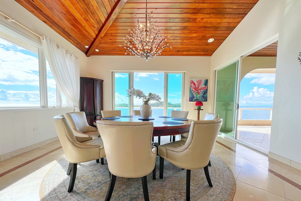 Spacious seating, elegant decor, and a view that never gets old.