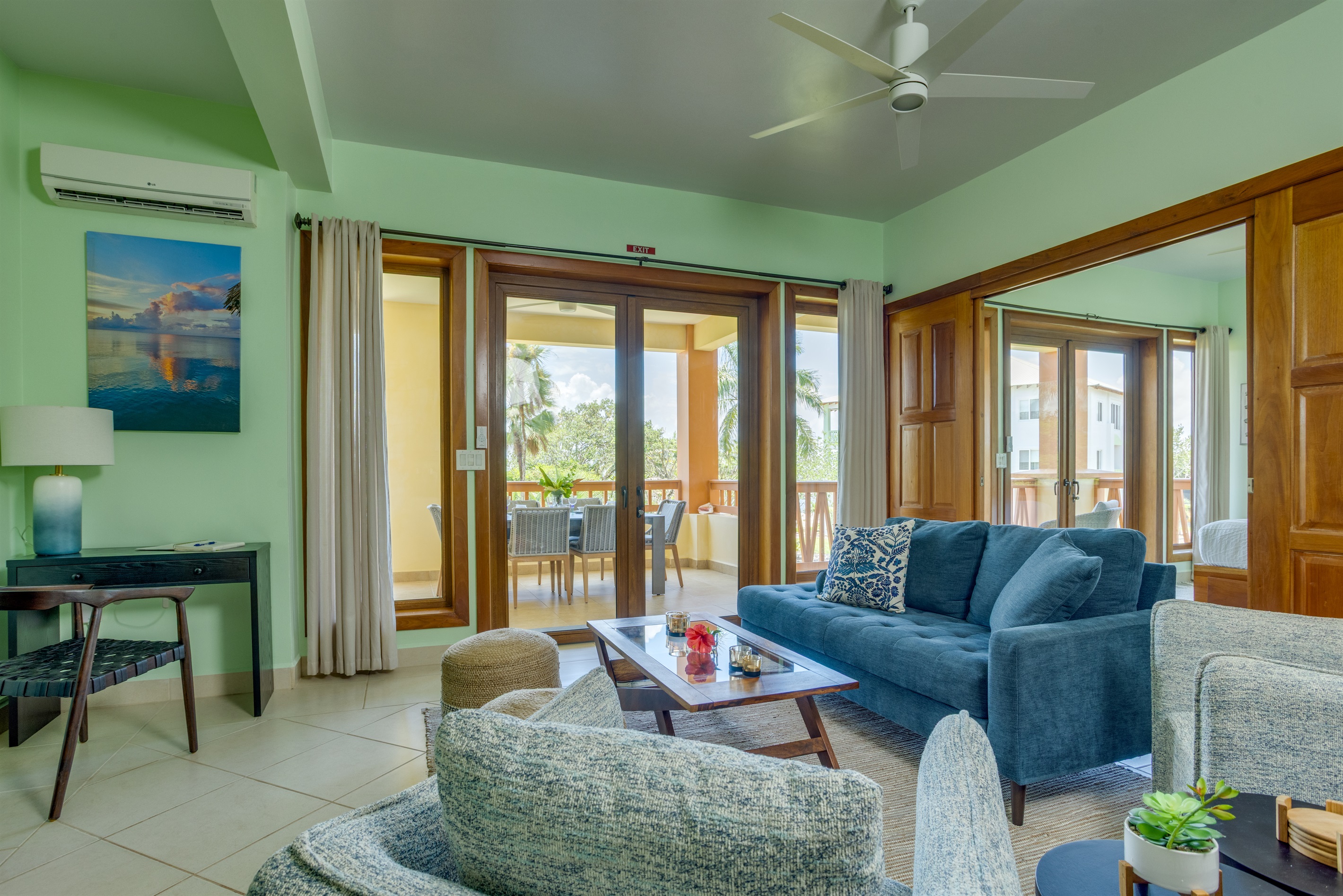 Living Room, Patio Access and Bedroom 1