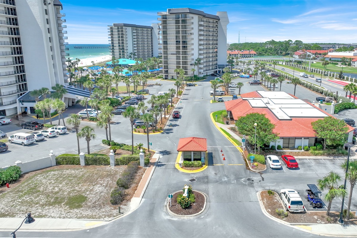 Edgewater Beach Resort Security Gate
