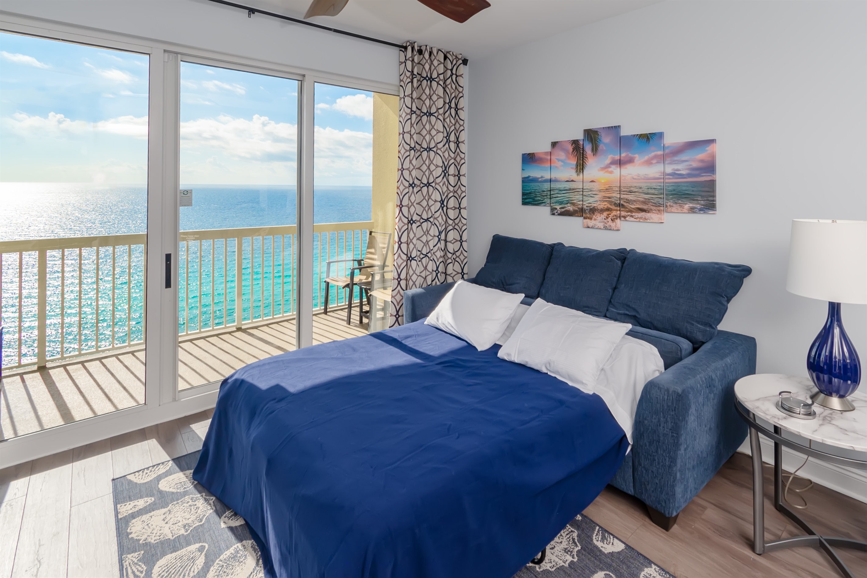 Queen Sofa Bed with memory foam mattress