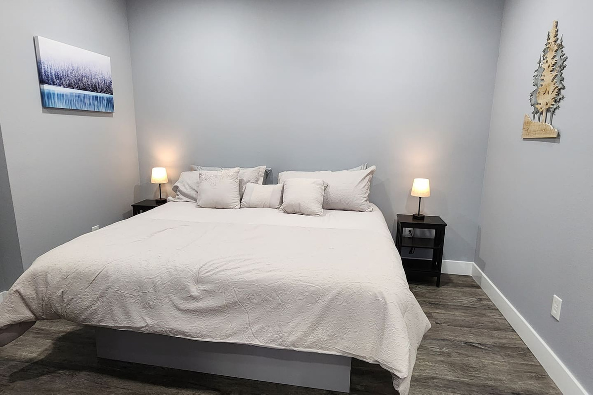 Simple, relaxing space to recharge.