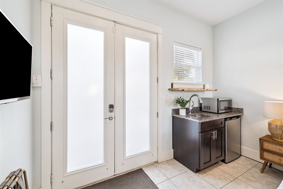 The mother in law suite even has its own kitchenette