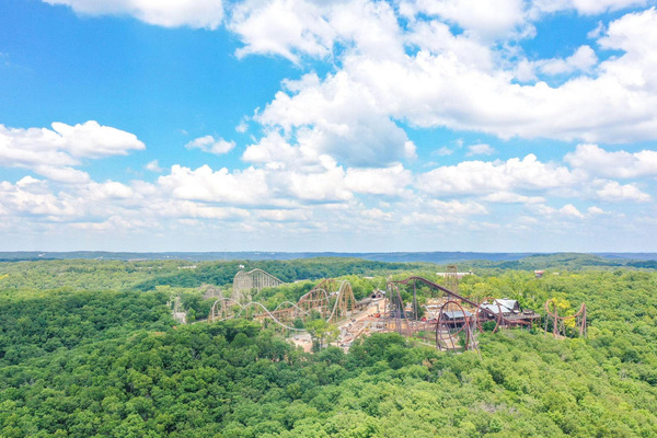 Silver Dollar City just 1.4 miles away.  You can see the roller coaster from the front door!