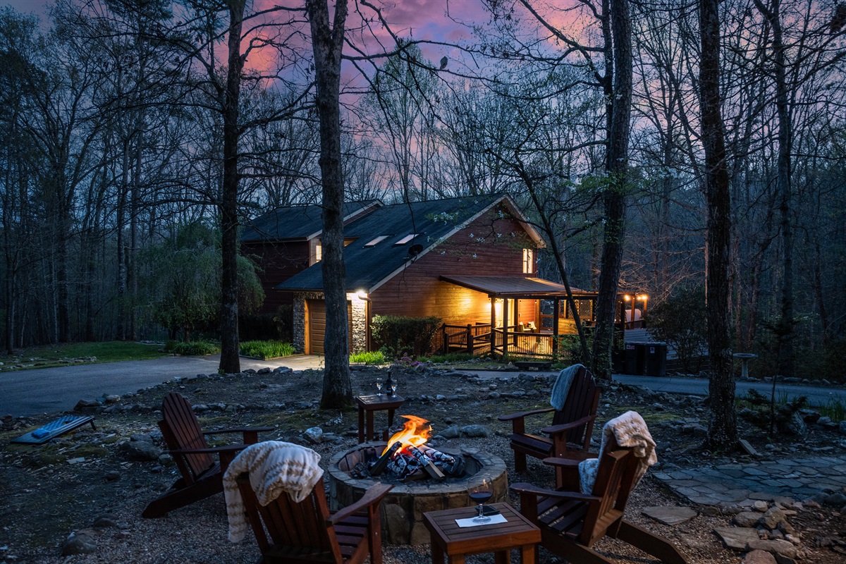 Gather & enjoy the outdoors by the fire pit