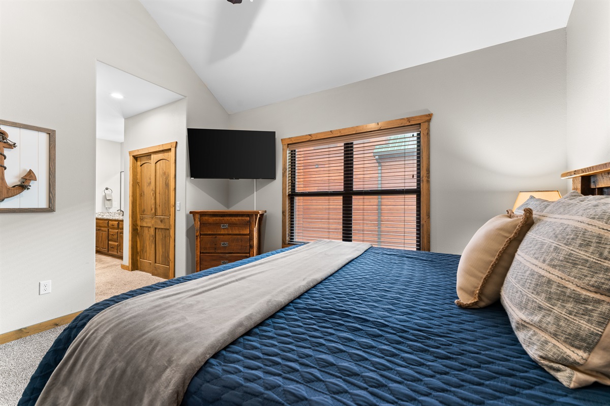 Master Bedroom with smart tv