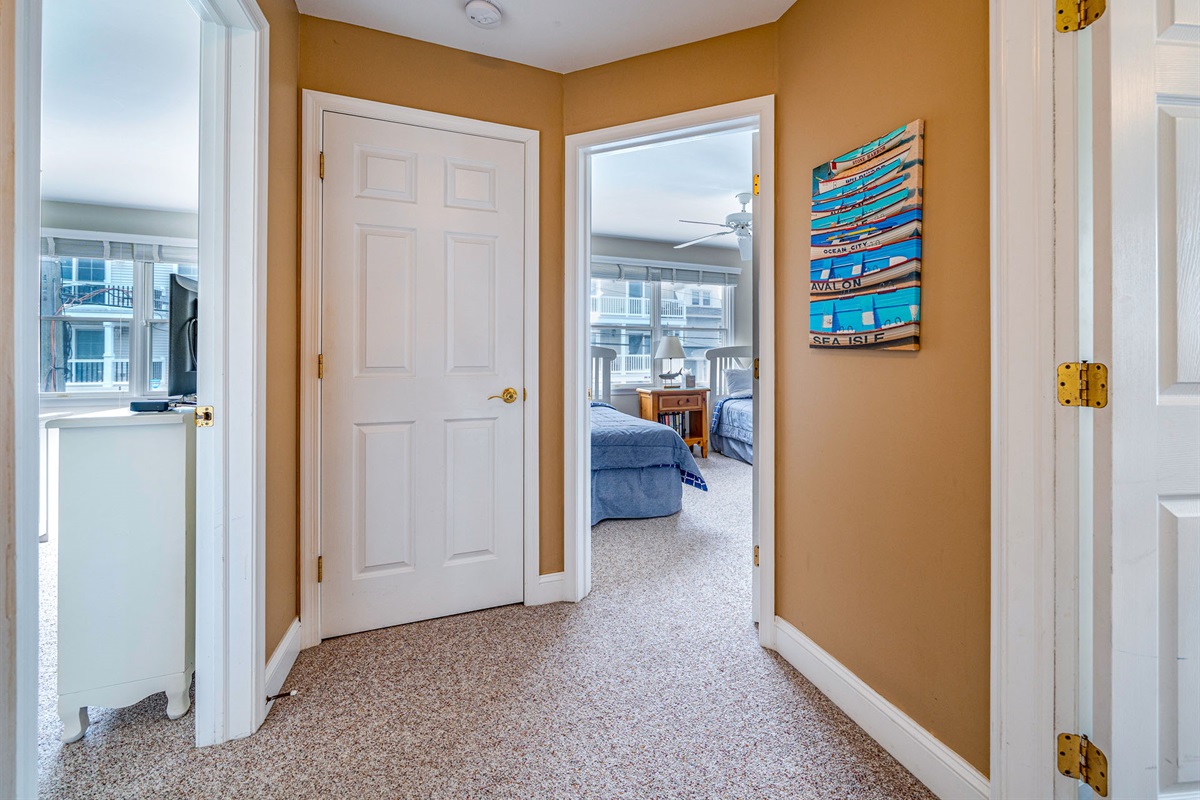 Sneak peek of the twin bedroom