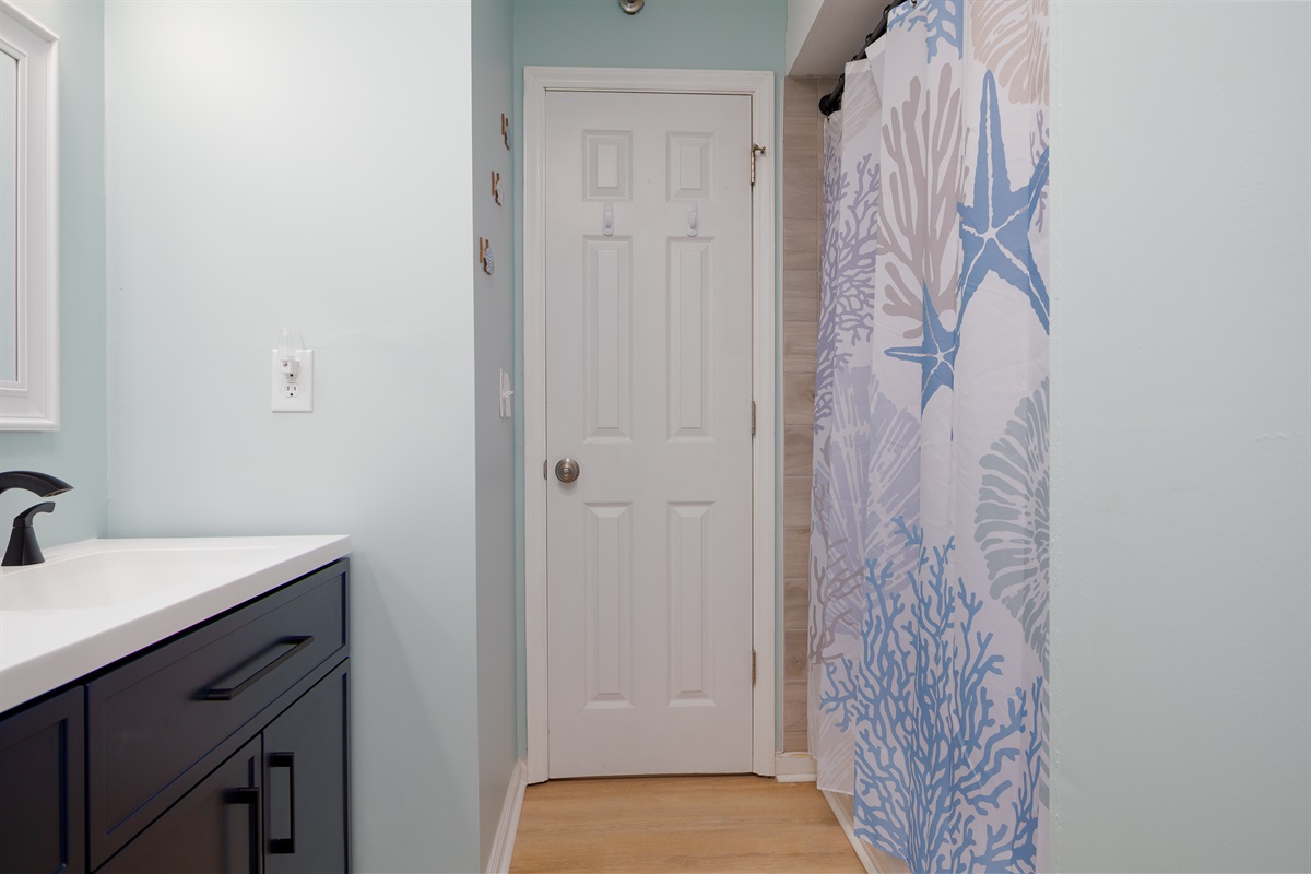 View into the Hallway bathroom