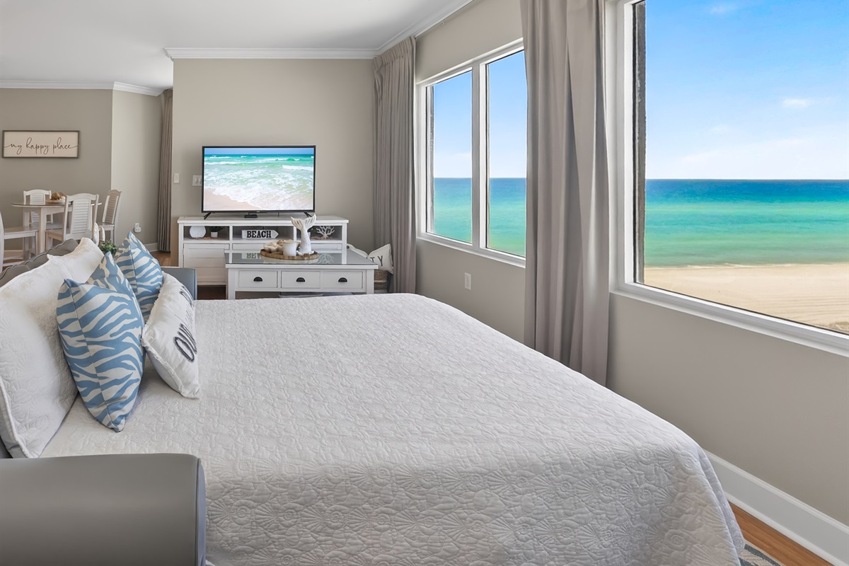 Queen Sofa Bed in living area