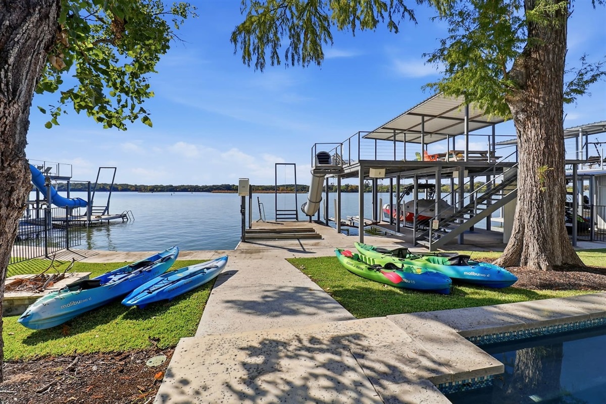 Kayaks and Paddle Boards