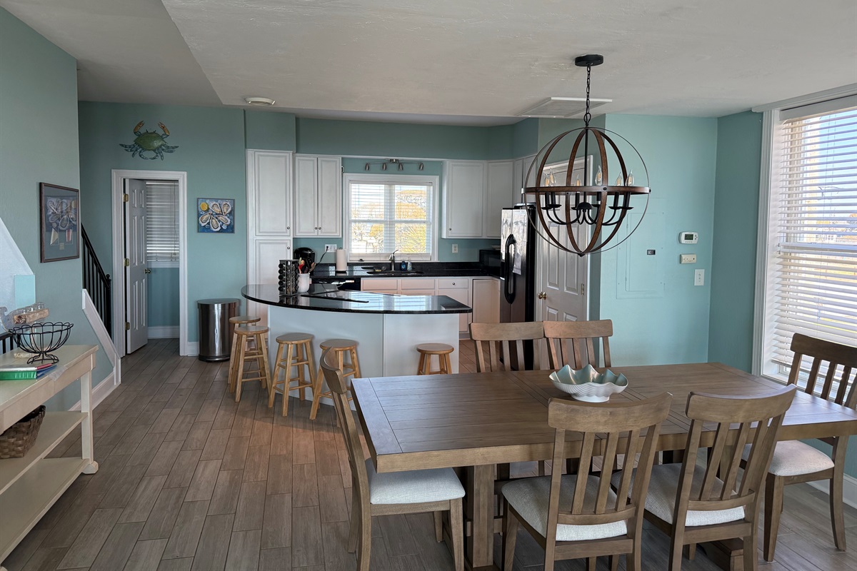 Updated Dining Table with Seating for 6+