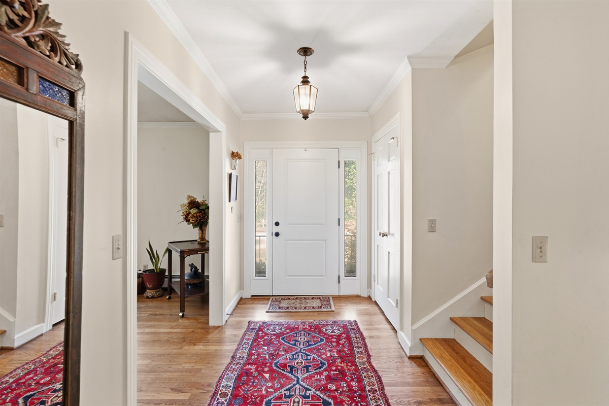 Hallway connecting the main living spaces