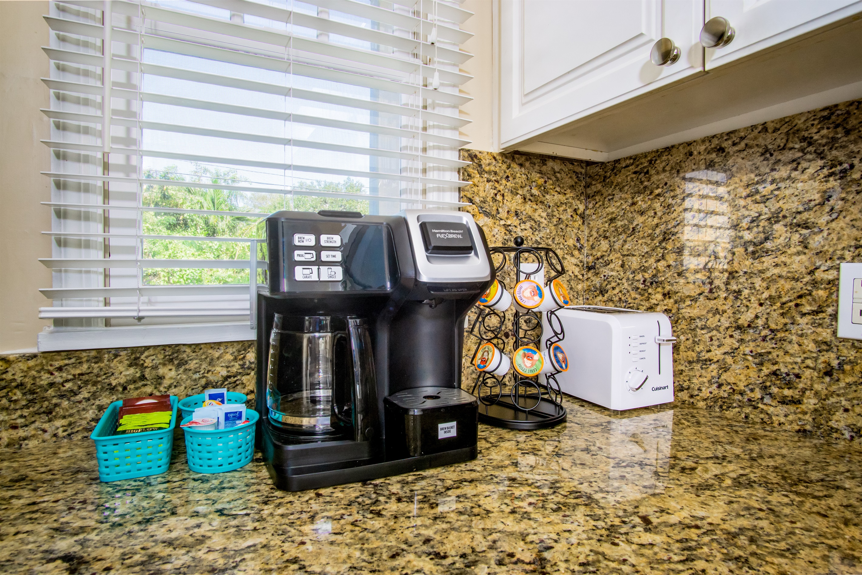 Coffee station with everything you need