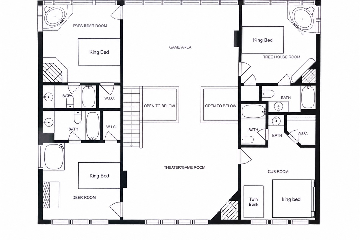 UPPER LEVEL FLOORPLAN