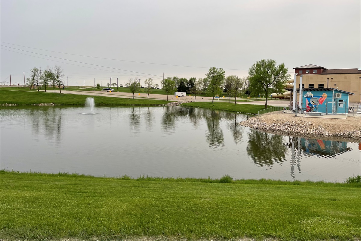 Fishing Pond and Zip Line Area
